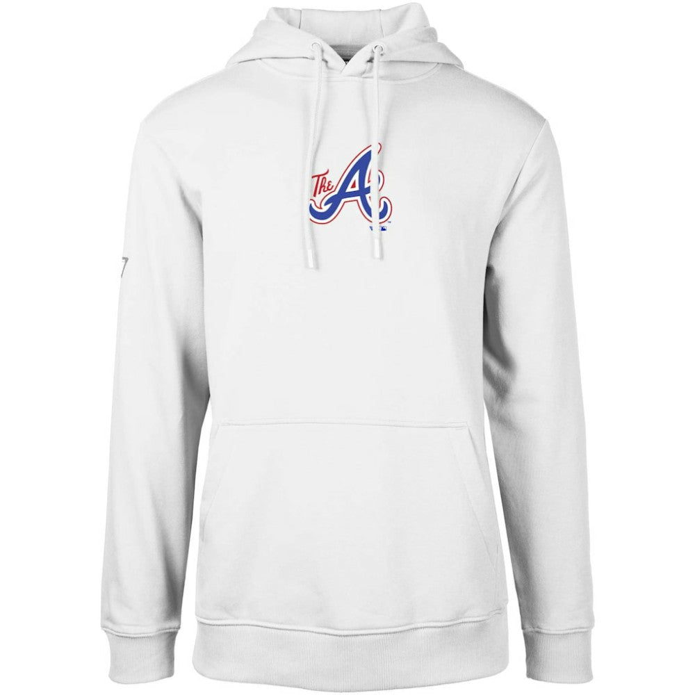 Atlanta Braves Levelwear City Connect Podium Core Logo Pullover Hoodie | MLB New
