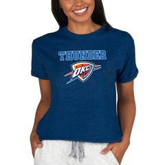 Oklahoma City Thunder Concepts Sport NBA Women's Concepts Mainstream Terry SS Top For Sale
