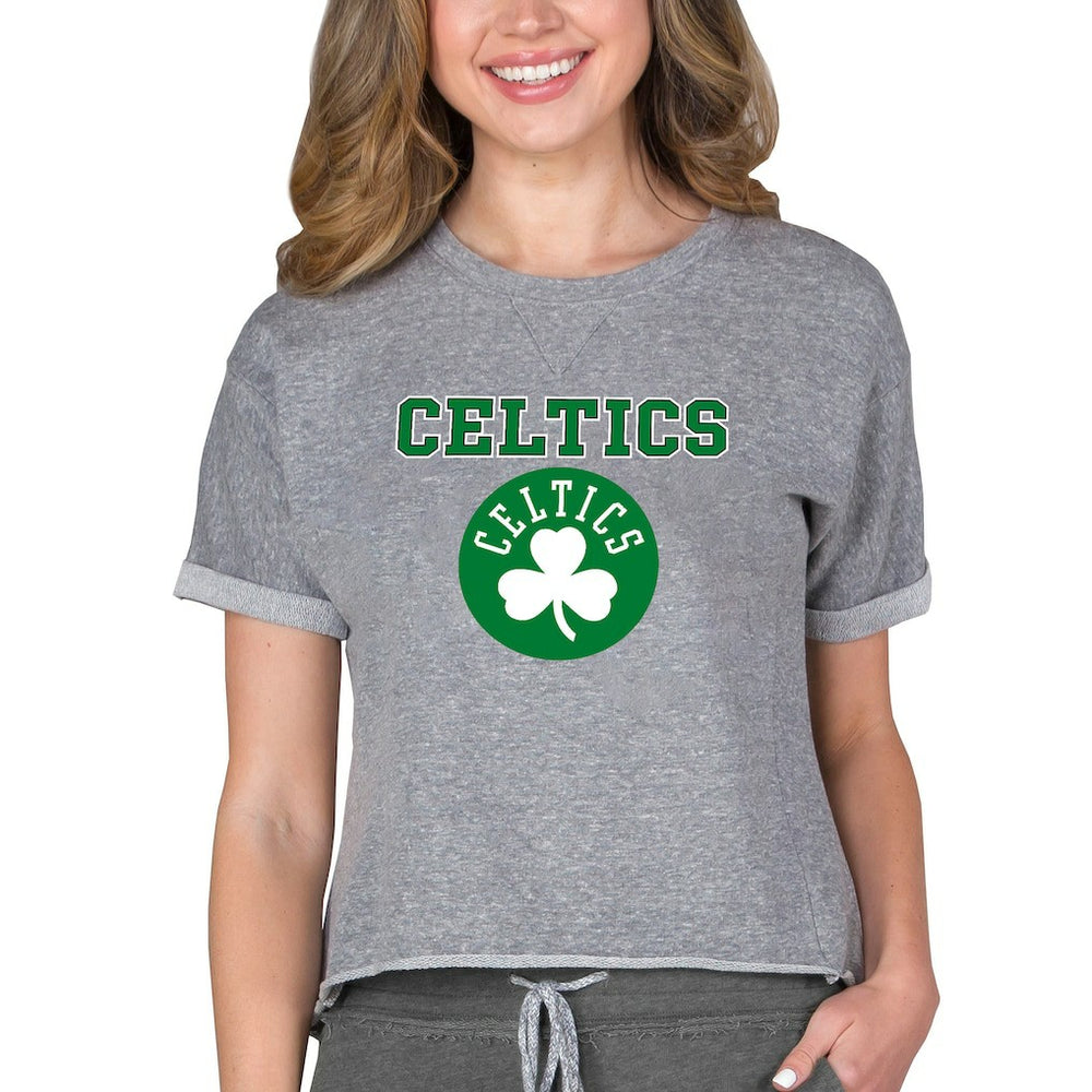 Boston Celtics Concepts Sport NBA Women's Concepts Mainstream Terry SS Top On Sale