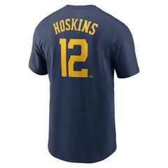Rhys Hoskins Milwaukee Brewers Nike Fuse Name & Number T-Shirt | MLB Shop
