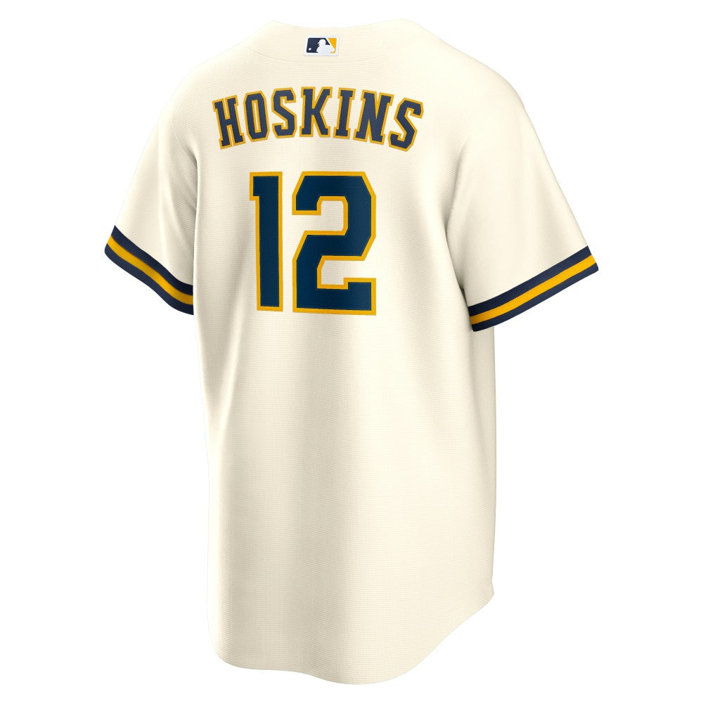 Rhys Hoskins Milwaukee Brewers Nike Home Replica Player Jersey | MLB Online
