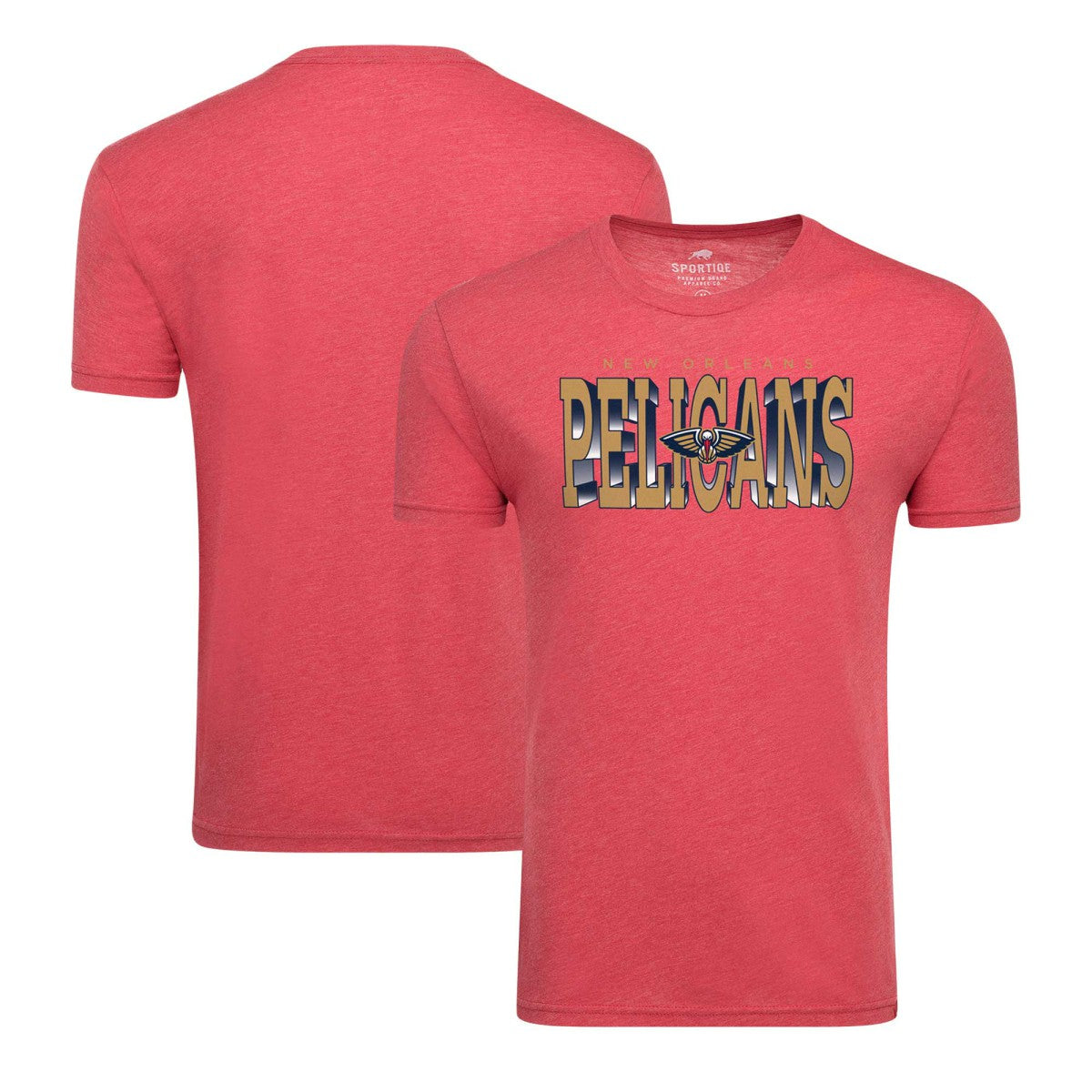 New Orleans Pelicans Sportiqe Comfy Tri-Blend T-Shirt For Sale