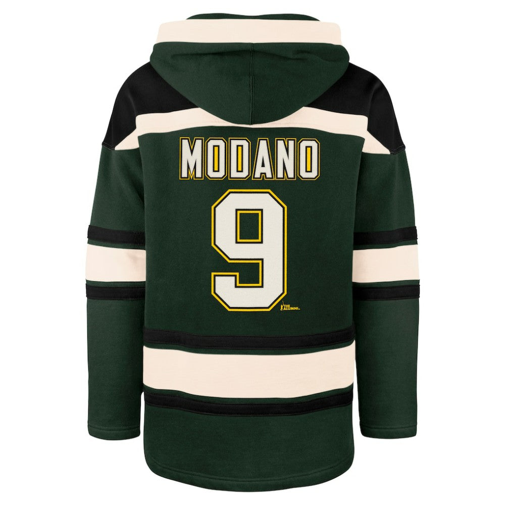 Mike Modano Dallas Stars '47 Retired Player Name & Number Lacer Pullover Hoodie Sale