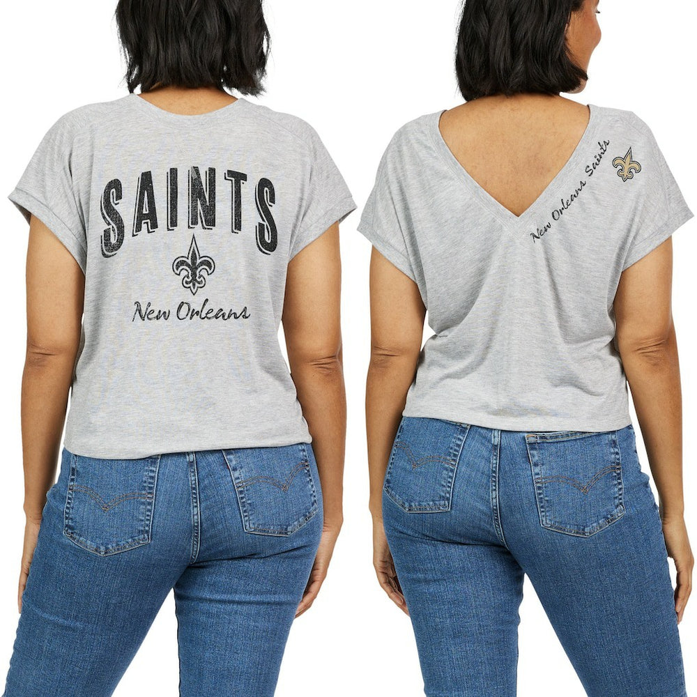 New Orleans Saints  WEAR by Erin Andrews Women's Reversible T-Shirt