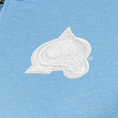 Colorado Avalanche Antigua Women's White Logo Mentor Quarter-Zip Jacket Sale