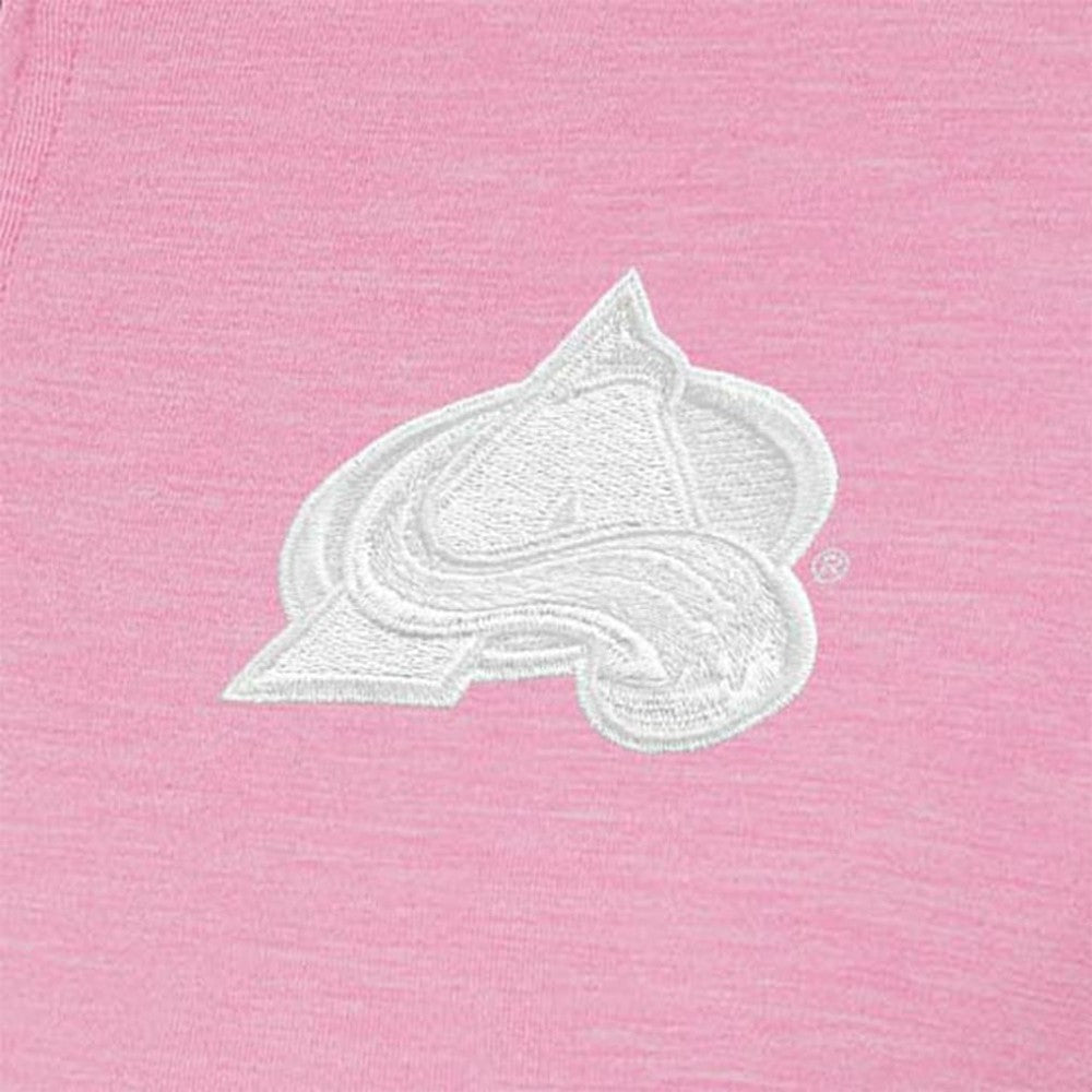 Colorado Avalanche Antigua Women's White Logo Mentor Quarter-Zip Jacket Outlet
