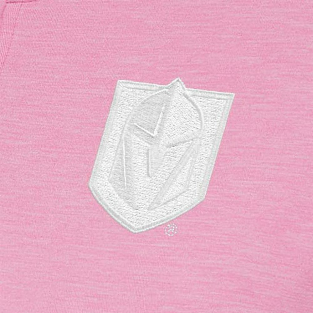 Vegas Golden Knights Antigua Women's White Logo Mentor Quarter-Zip Jacket For Sale