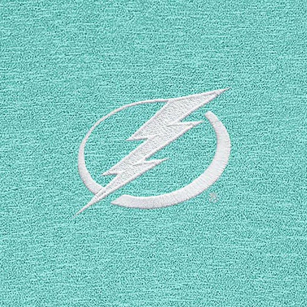 Tampa Bay Lightning Antigua White Logo Hunk Quarter-Zip Pullover Outlet