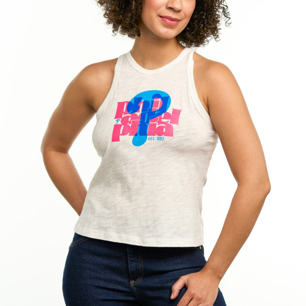 Philadelphia Phillies Lusso Women's Lourdes Tank Top | MLB Near me