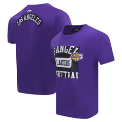 Los Angeles Lakers Pro Standard Made To Play Drop Shoulder T-Shirt Discount