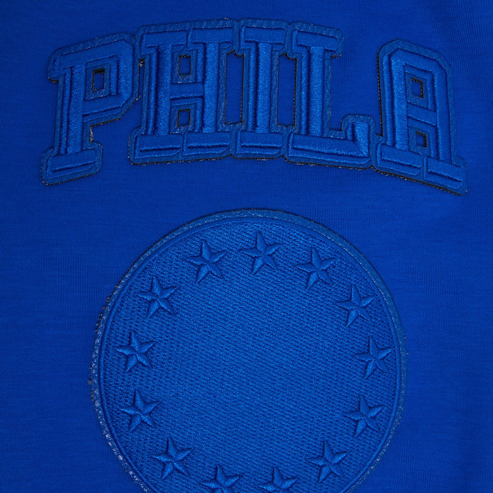 Philadelphia 76ers Pro Standard Triple Tonal DK Pullover Hoodie Jacket On Sale