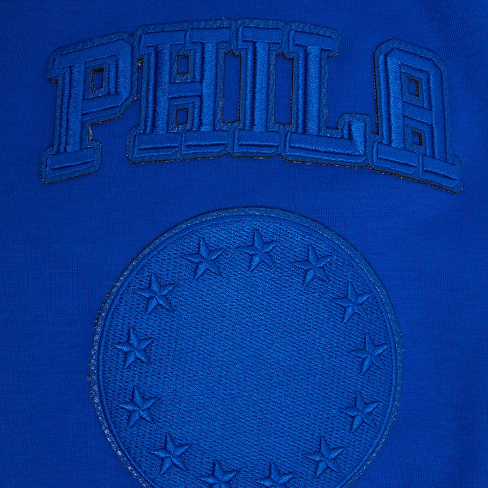 Philadelphia 76ers Pro Standard Triple Tonal DK Pullover Hoodie Jacket On Sale