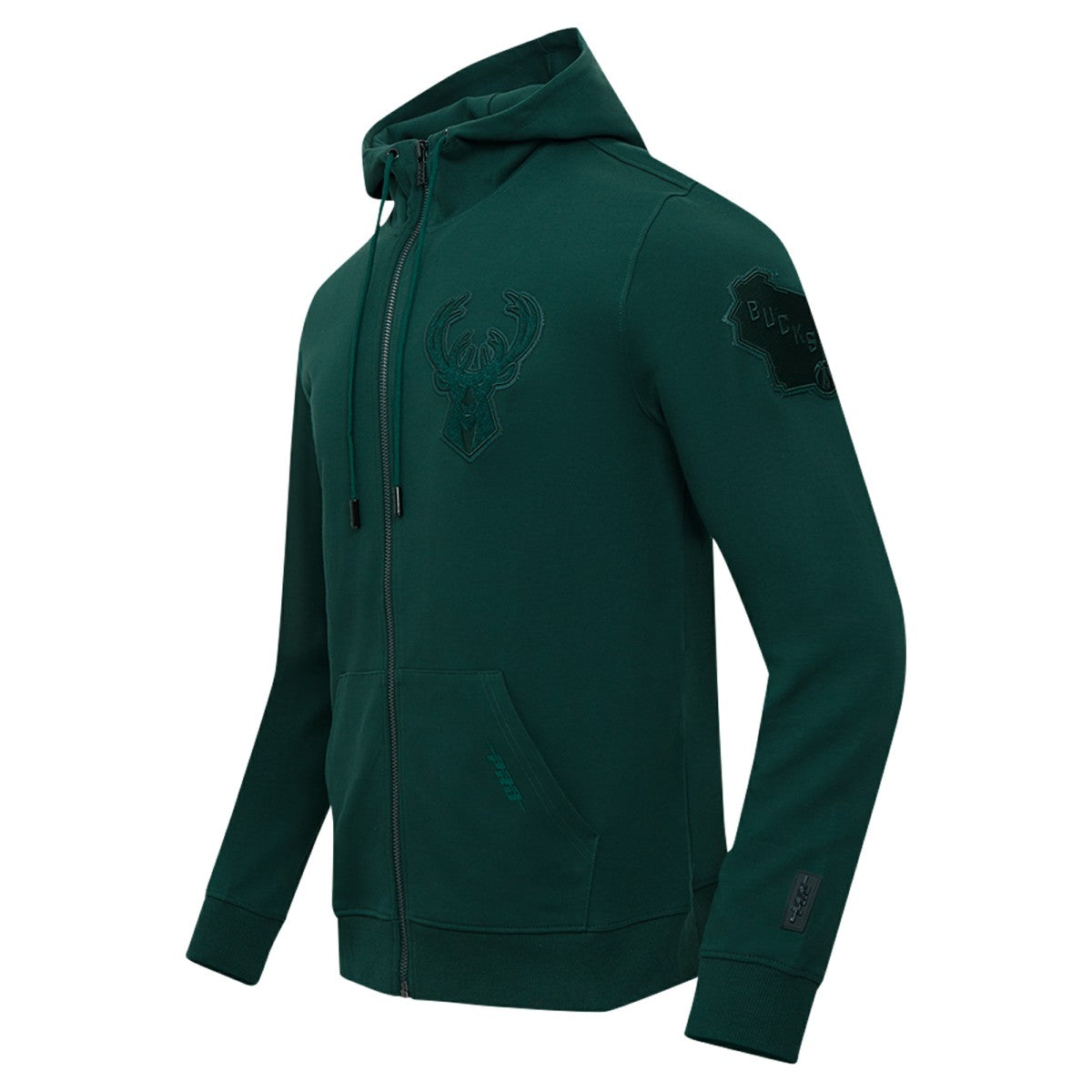 Milwaukee Bucks Pro Standard Triple Tonal DK Full-Zip Hoodie Jacket On Sale