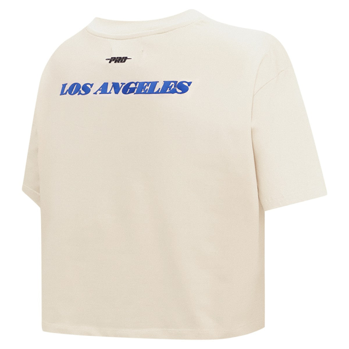 Los Angeles Lakers Pro Standard Women's Retro Striper SJ Cropped Boxy T-Shirt On Sale