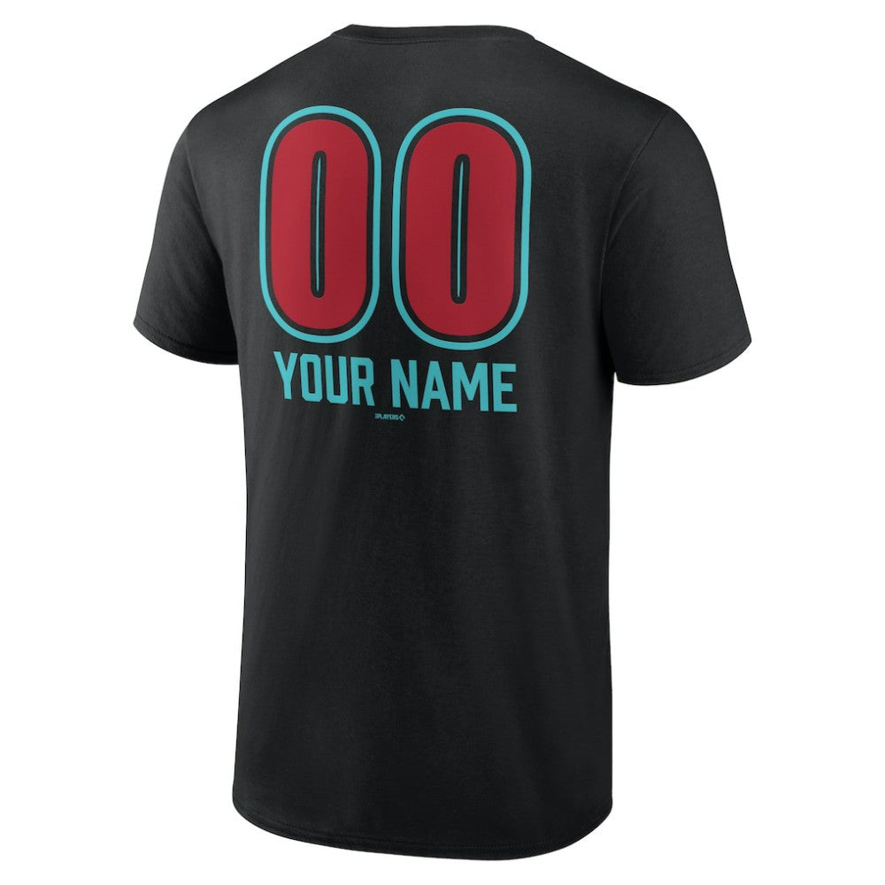 Arizona Diamondbacks Personalized Name & Number Fastball T-Shirt | MLB Online