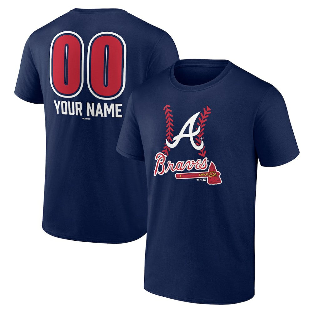 Atlanta Braves Personalized Name & Number Fastball T-Shirt | MLB Shop