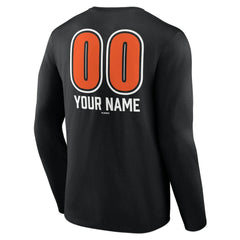Baltimore Orioles Personalized Name & Number Fastball Long Sleeve T-Shirt | MLB Online