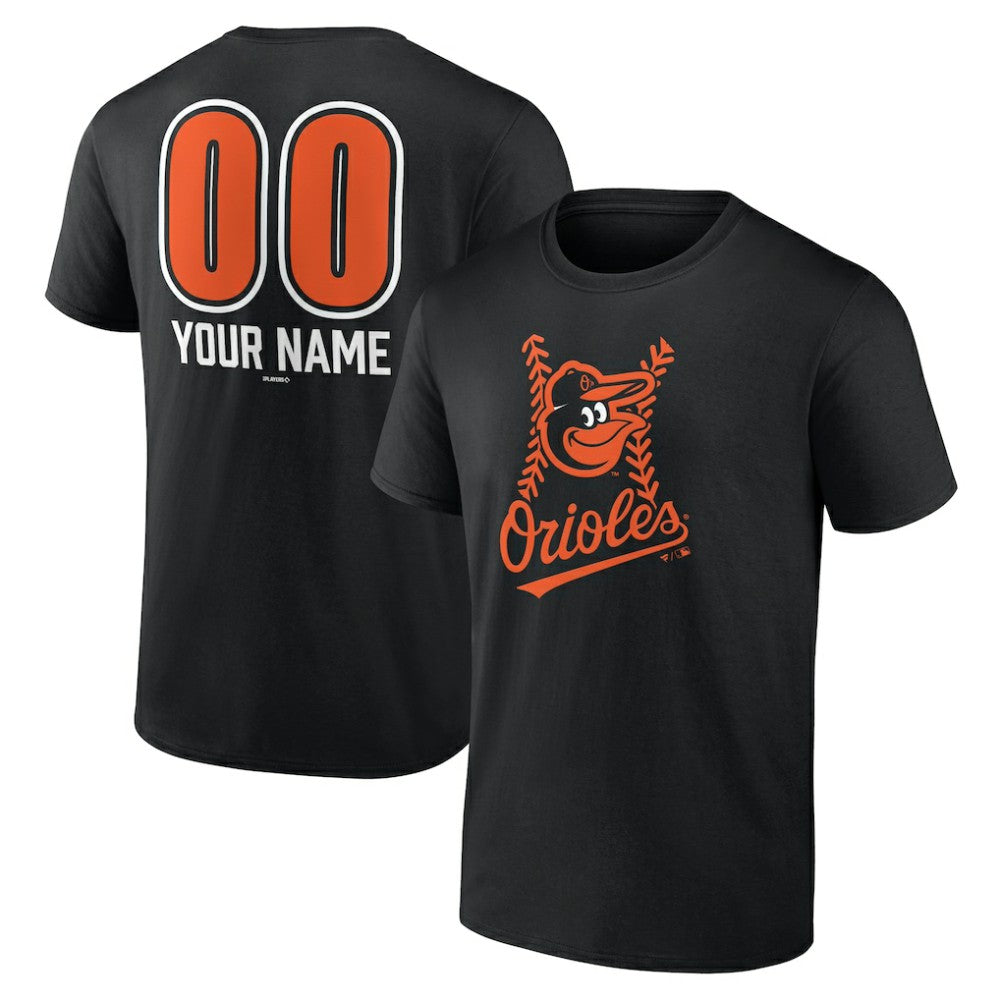 Baltimore Orioles Personalized Name & Number Fastball T-Shirt | MLB Outlet