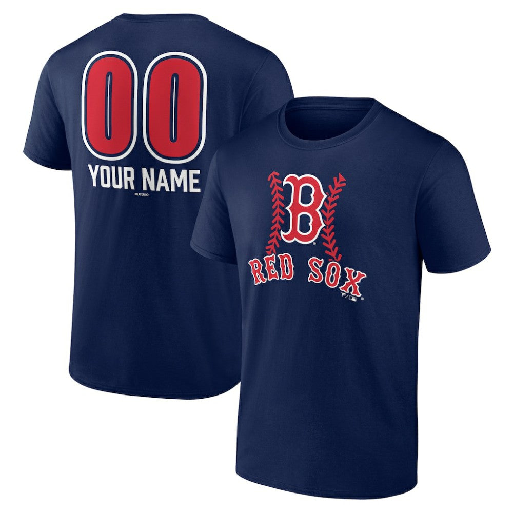 Boston Red Sox Personalized Name & Number Fastball T-Shirt | MLB On Sale