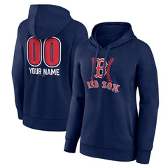 Boston Red Sox Women's Personalized Name & Number Fastball Pullover Hoodie | MLB On Sale