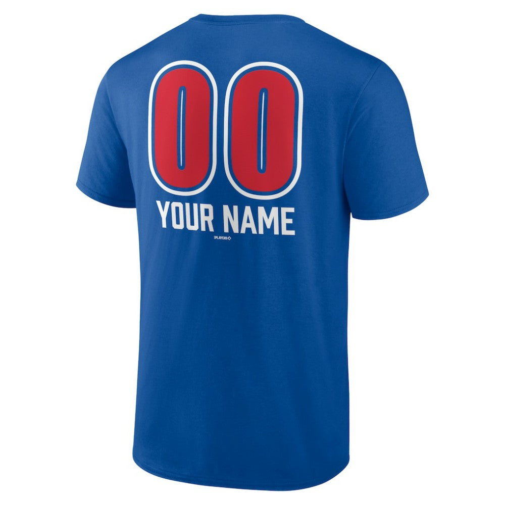 Chicago Cubs Personalized Name & Number Fastball T-Shirt | MLB Outlet