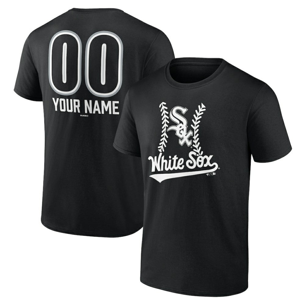 Chicago White Sox Personalized Name & Number Fastball T-Shirt | MLB For sale