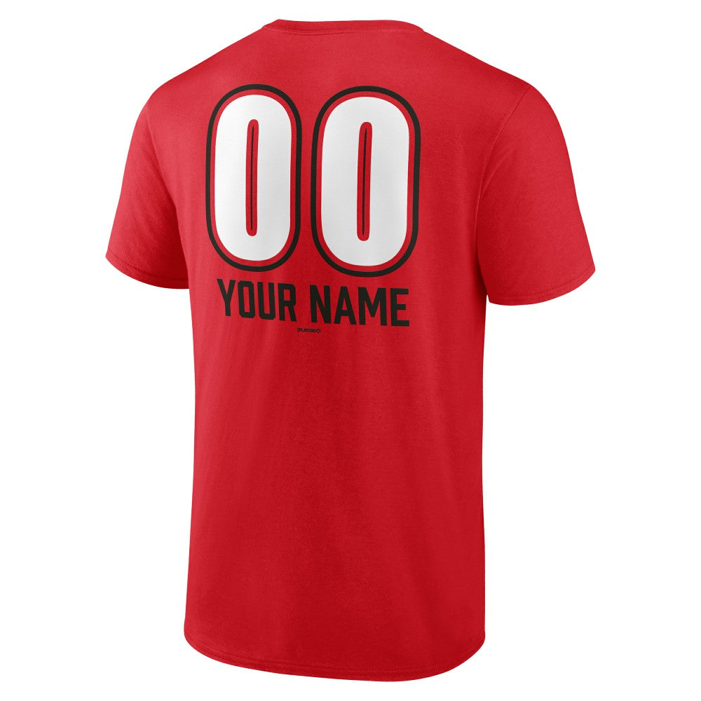 Cincinnati Reds Personalized Name & Number Fastball T-Shirt | MLB For sale