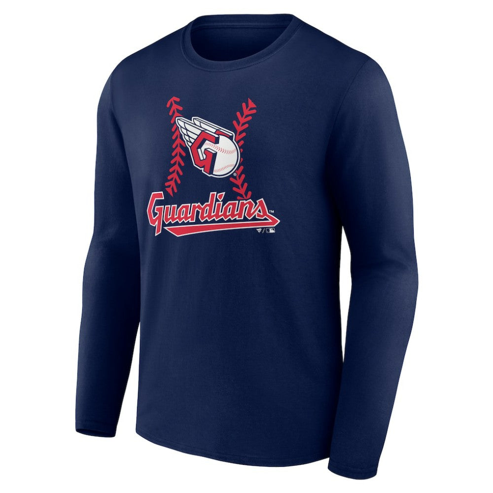 Cleveland Guardians Personalized Name & Number Fastball Long Sleeve T-Shirt | MLB For sale