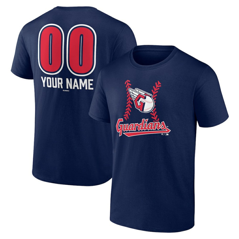 Cleveland Guardians Personalized Name & Number Fastball T-Shirt | MLB For sale
