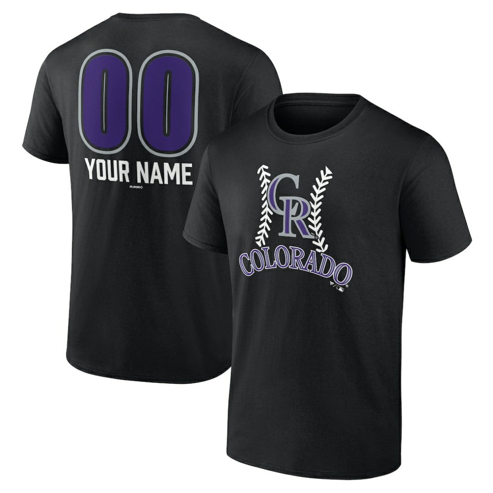 Colorado Rockies Personalized Name & Number Fastball T-Shirt | MLB Near me