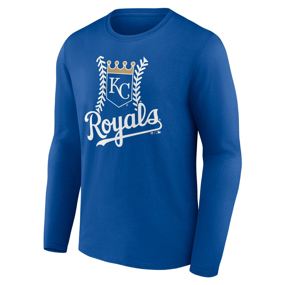 Kansas City Royals Personalized Name & Number Fastball Long Sleeve T-Shirt | MLB New