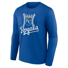 Kansas City Royals Personalized Name & Number Fastball Long Sleeve T-Shirt | MLB New