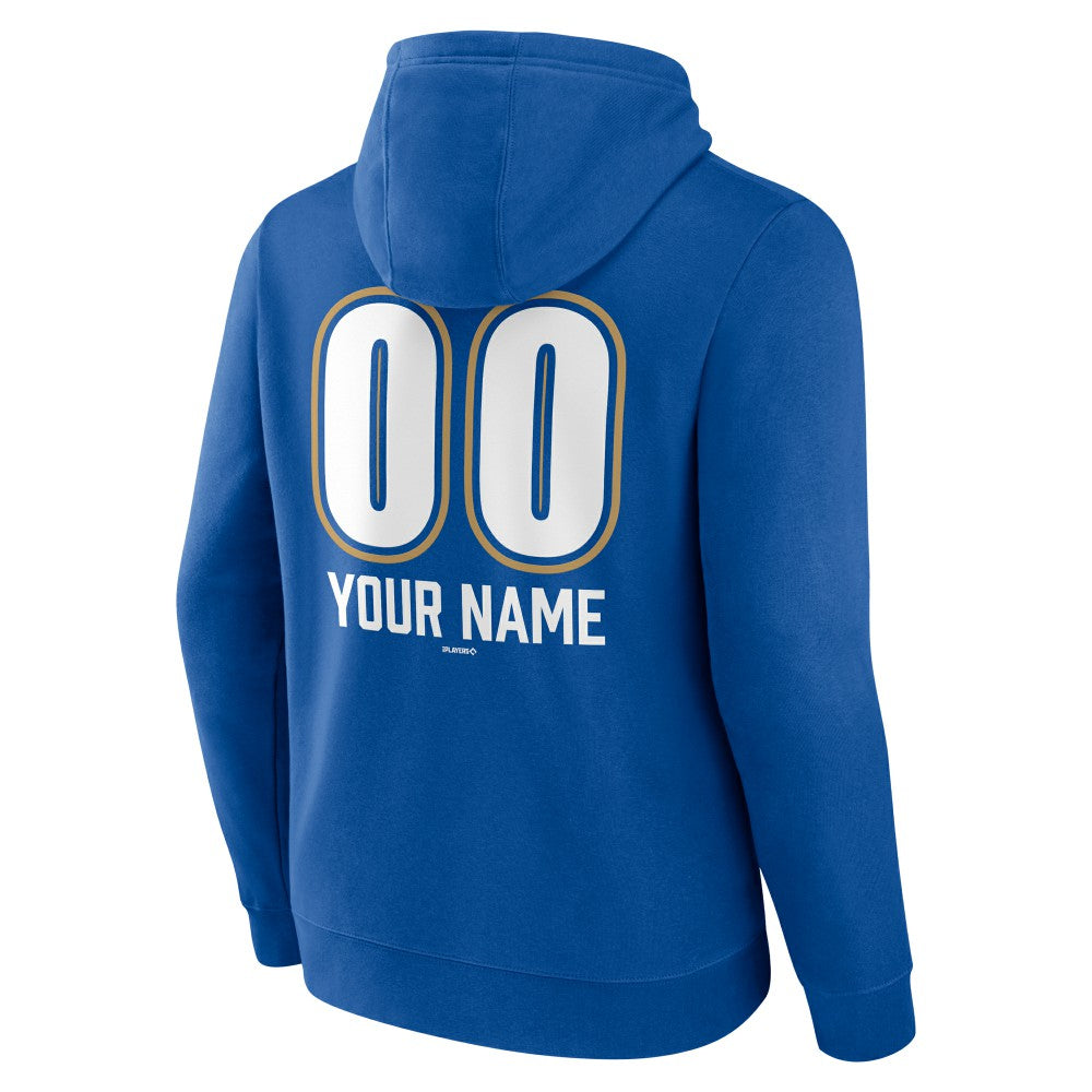 Kansas City Royals Personalized Name & Number Fastball Pullover Hoodie | MLB For sale