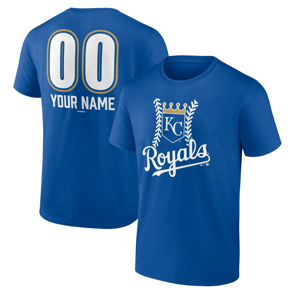 Kansas City Royals Personalized Name & Number Fastball T-Shirt | MLB For sale