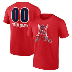 Los Angeles Angels Personalized Name & Number Fastball T-Shirt | MLB Near me