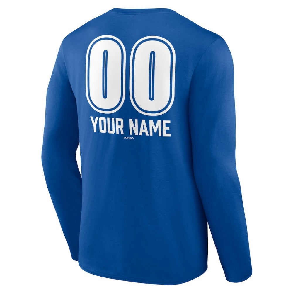 Los Angeles Dodgers Personalized Name & Number Fastball Long Sleeve T-Shirt | MLB Online