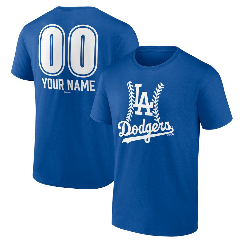 Los Angeles Dodgers Personalized Name & Number Fastball T-Shirt | MLB Shop