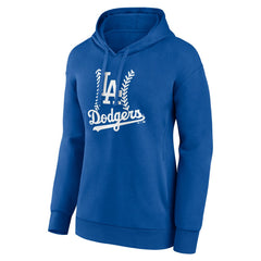 Los Angeles Dodgers Women's Personalized Name & Number Fastball Pullover Hoodie | MLB Online