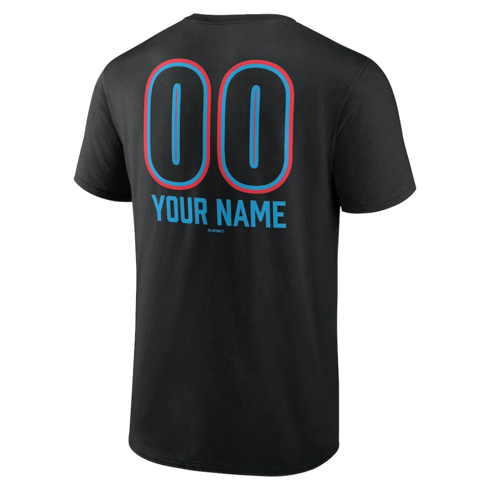 Miami Marlins Personalized Name & Number Fastball T-Shirt | MLB On Sale