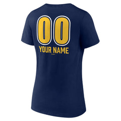 Milwaukee Brewers Women's Personalized Name & Number Fastball V-Neck T-Shirt | MLB For sale