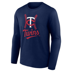 Minnesota Twins Personalized Name & Number Fastball Long Sleeve T-Shirt | MLB US