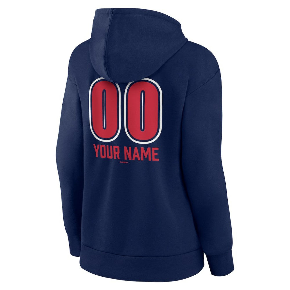Minnesota Twins Women's Personalized Name & Number Fastball Pullover Hoodie | MLB US