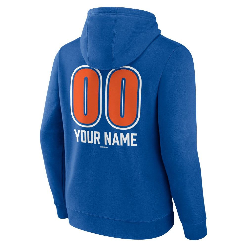 New York Mets Personalized Name & Number Fastball Pullover Hoodie | MLB Online