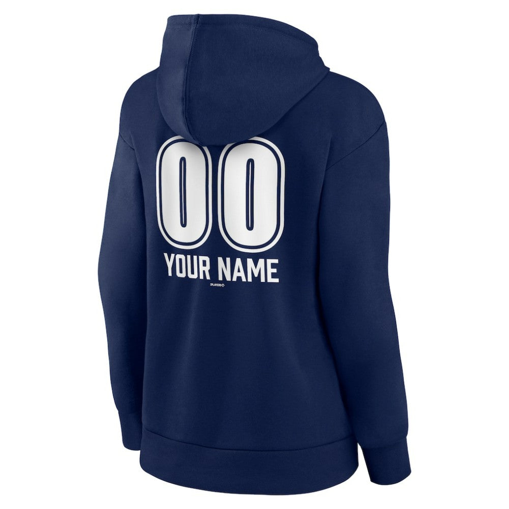 New York Yankees Women's Personalized Name & Number Fastball Pullover Hoodie | MLB For sale