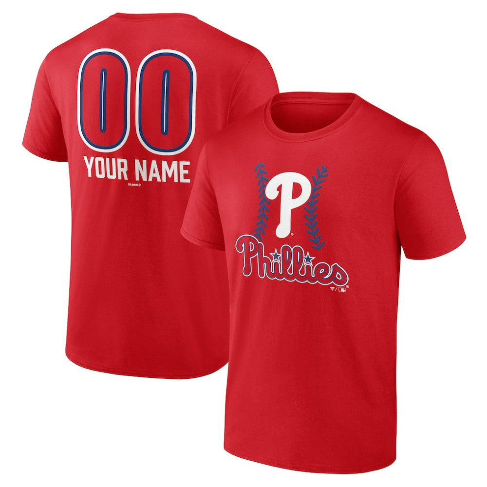 Philadelphia Phillies Personalized Name & Number Fastball T-Shirt | MLB US