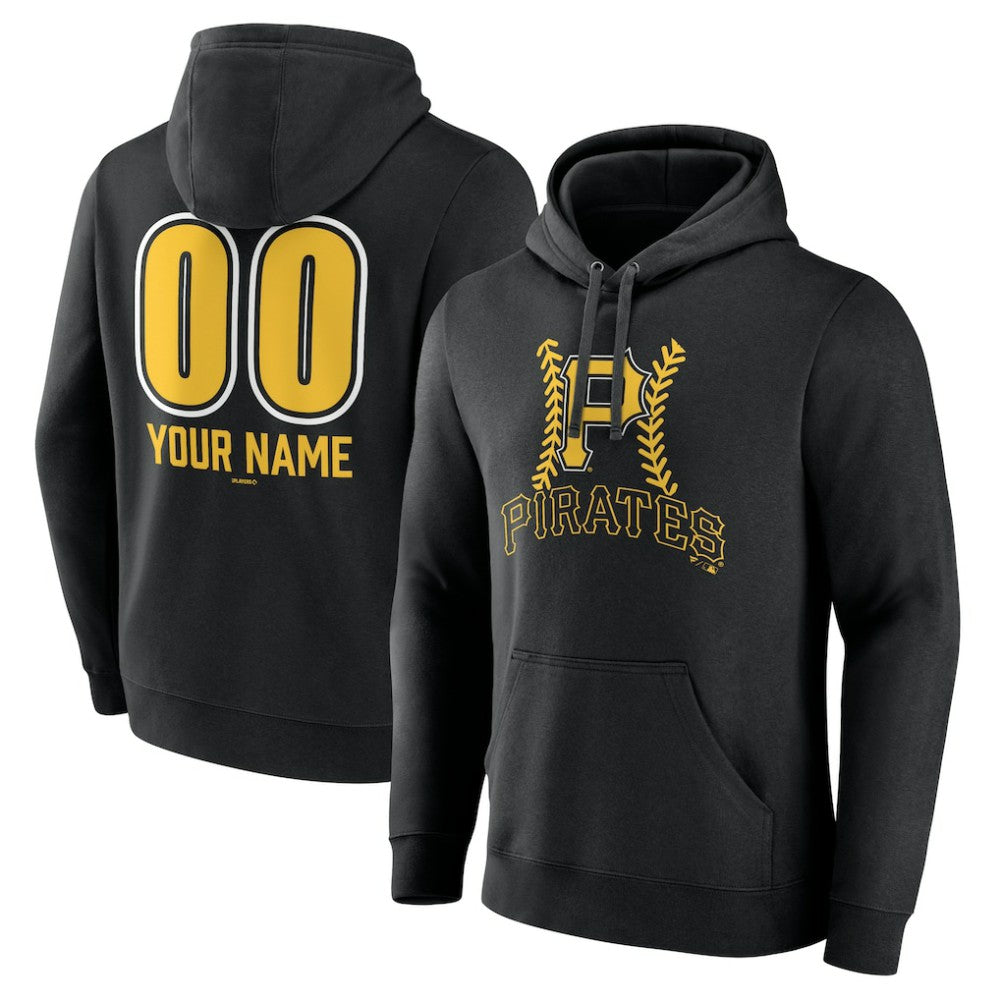 Pittsburgh Pirates Personalized Name & Number Fastball Pullover Hoodie | MLB Shop