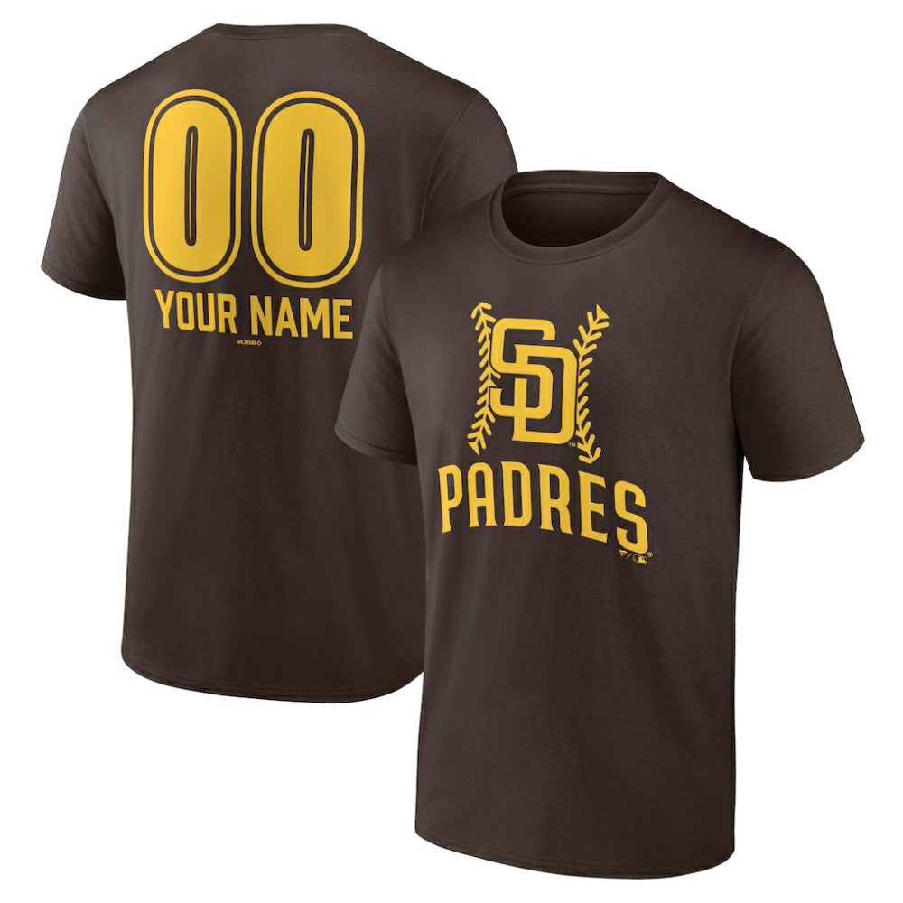 San Diego Padres Personalized Name & Number Fastball T-Shirt | MLB On Sale