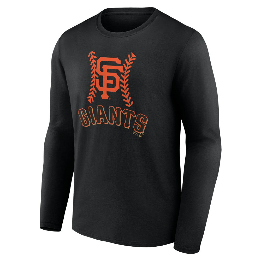San Francisco Giants Personalized Name & Number Fastball Long Sleeve T-Shirt | MLB On Sale