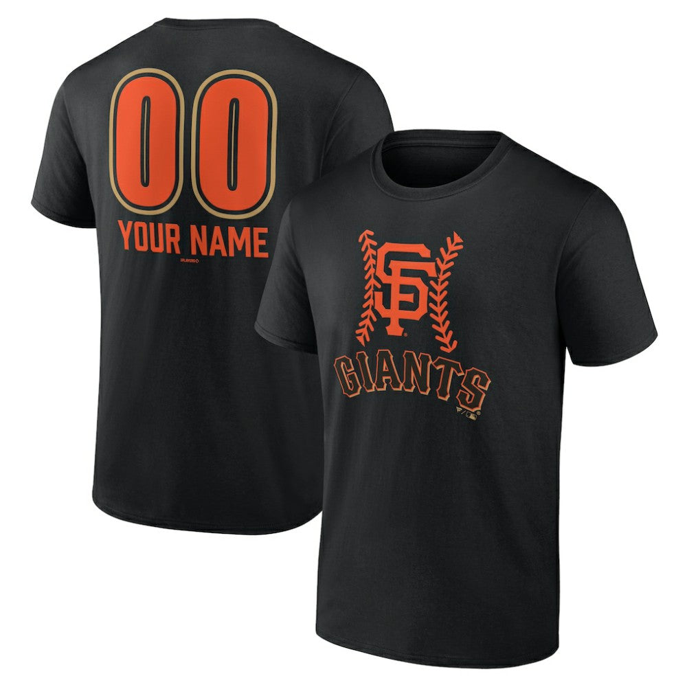 San Francisco Giants Personalized Name & Number Fastball T-Shirt | MLB Outlet
