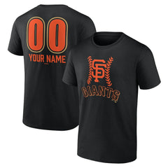 San Francisco Giants Personalized Name & Number Fastball T-Shirt | MLB Outlet